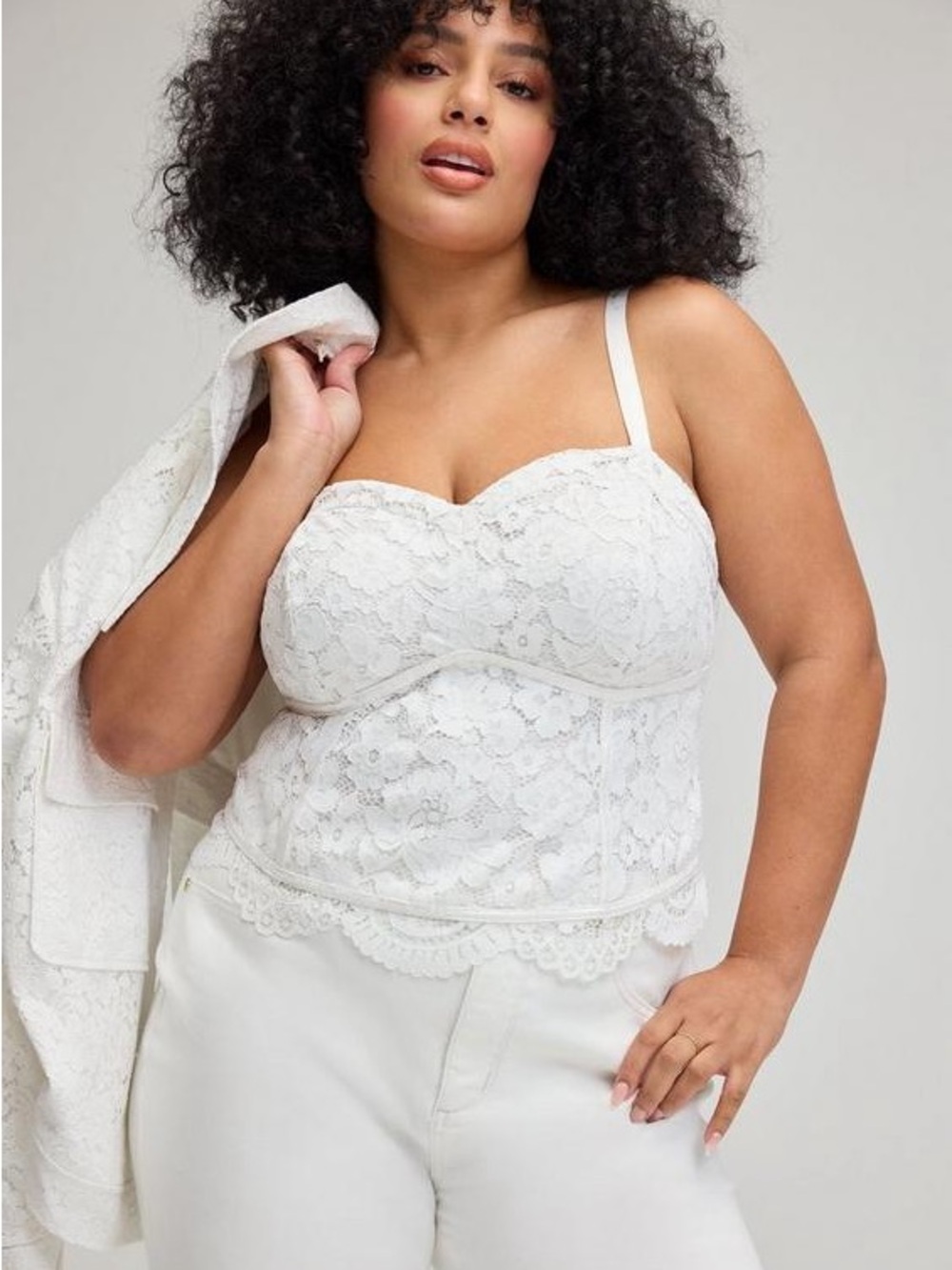 Torrid Studio Lace Corset Top
